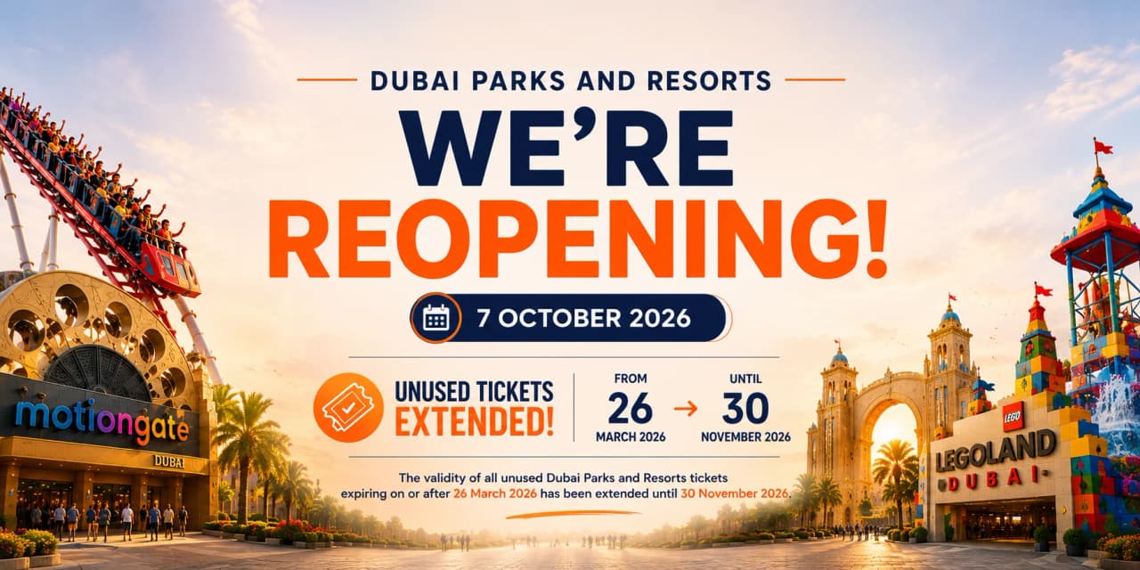 Dubai Parks and Resorts Opening Date Set for October 7, 2026