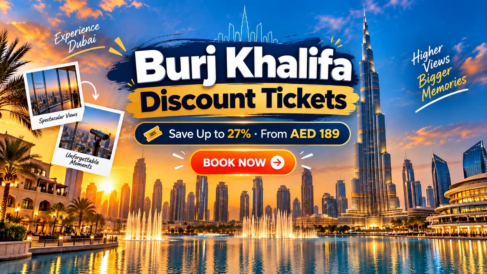 Burj Khalifa Discount Tickets: 2026 Prices, Deals & How to Save Up to 27%
