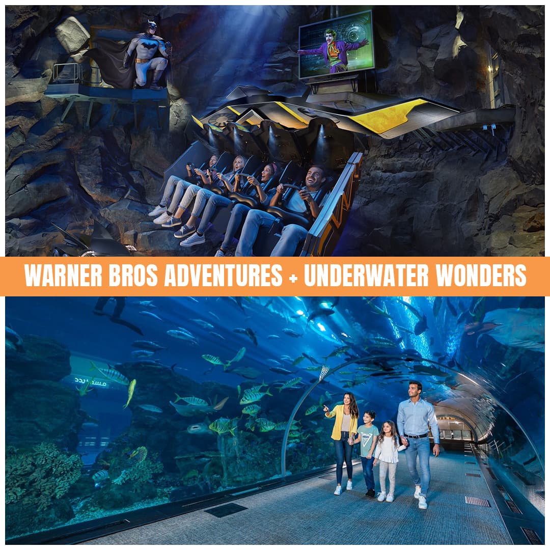 Family Fun in Abu Dhabi: Warner Bros Adventures + Underwater Wonders in One Combo