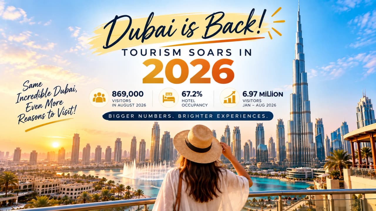 Dubai Tourism 2026 Hits Record Visitor Numbers, Hotel Occupancy Soars