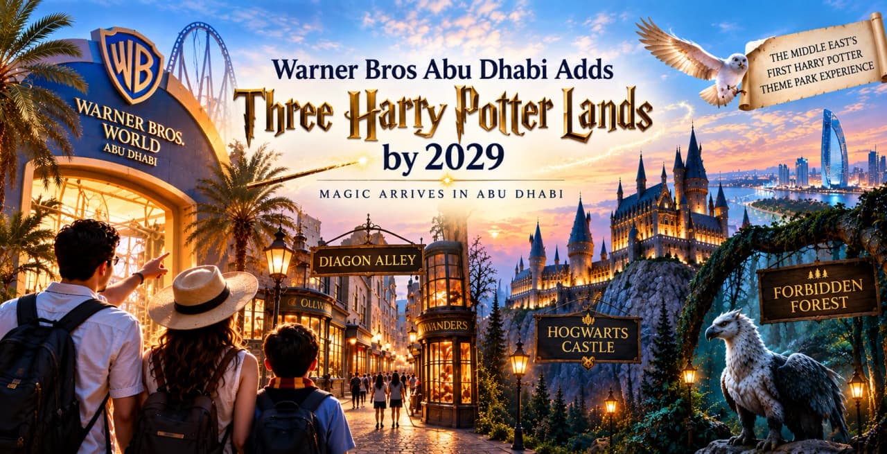 Warner Bros Abu Dhabi Adds Three Harry Potter Lands by 2029