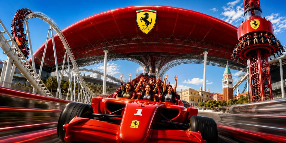 Ferrari World Rides & Attractions: Complete Guide to All 40+ Experiences (2026) clicktoguide