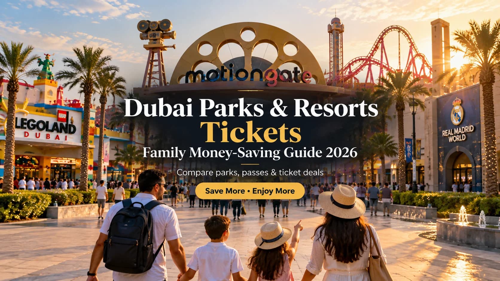 Dubai Parks and Resorts Tickets for Families (Money-Saving Guide)