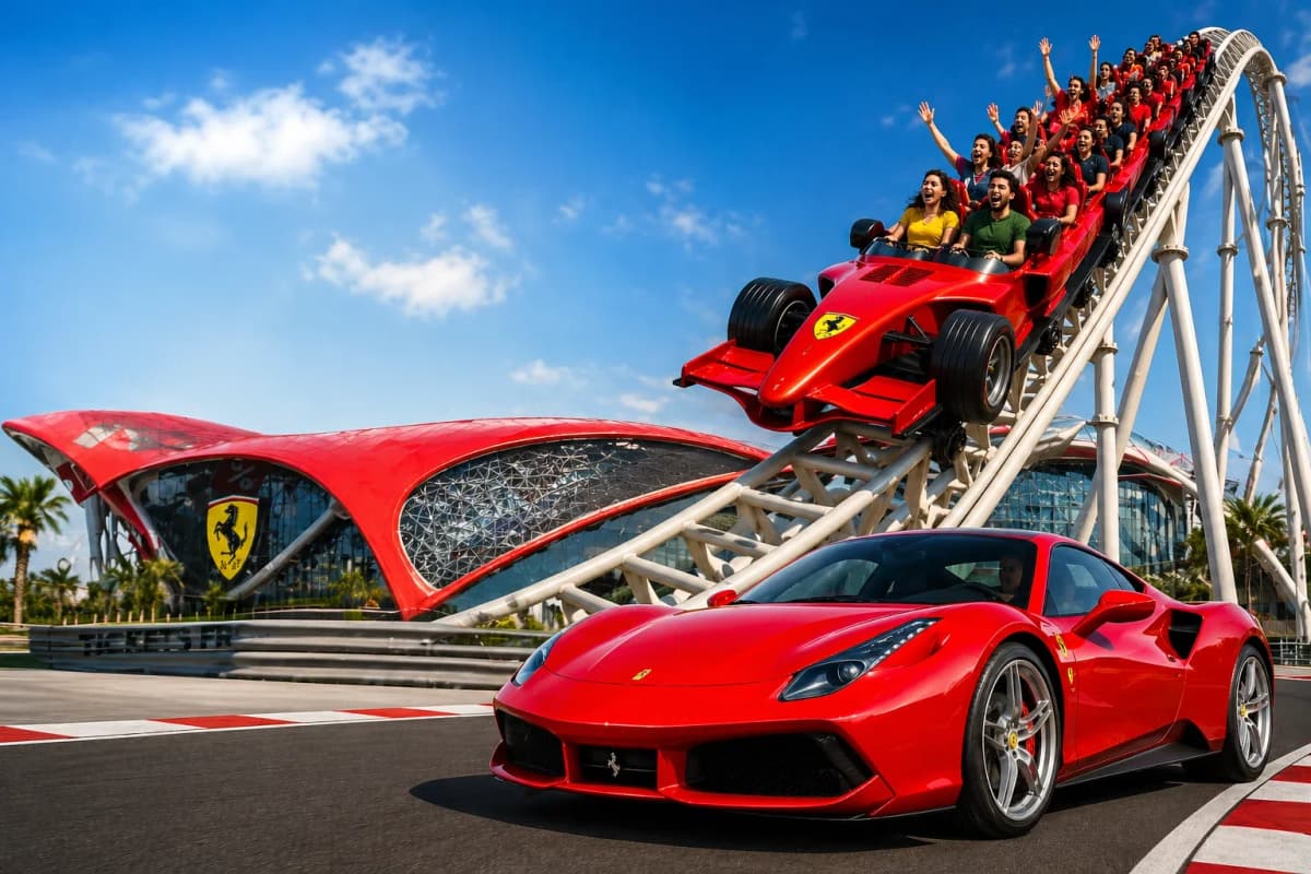 Билеты в Ferrari World в Абу-Даби: как забронировать, сэкономить и избежать очередей. clicktoguide