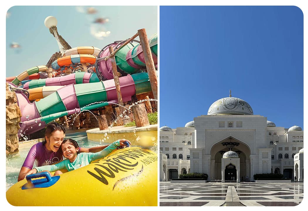 Yas Water World + Qasr Al Watan (General Admission) - clicktoguide