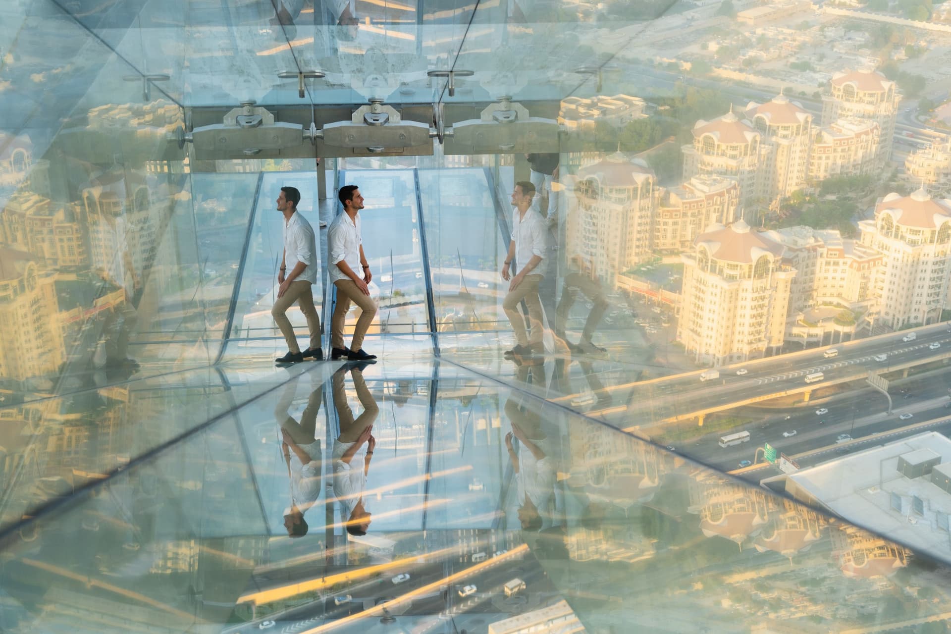Burj Khalifa 148 Sky Views Slide Experience