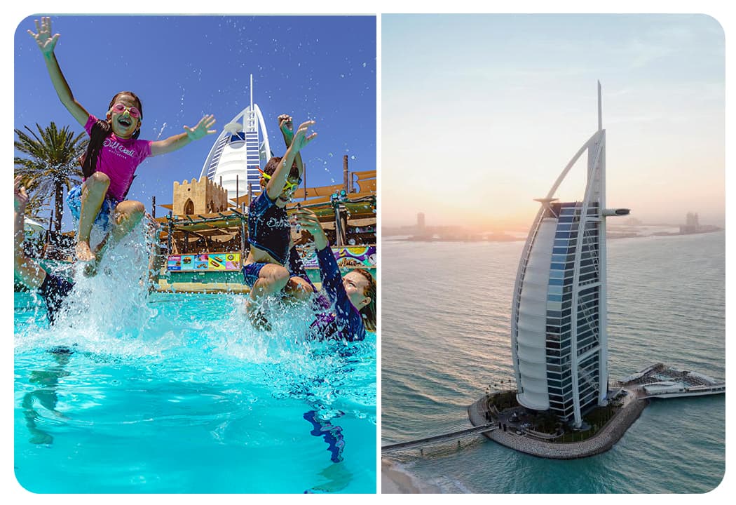 Wild Wadi Waterpark + Burj Al Arab Tour - clicktoguide