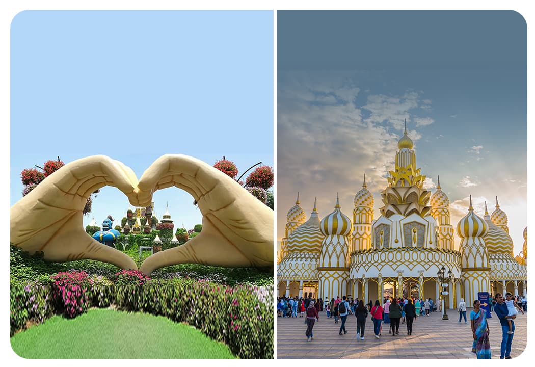 Dubai Miracle Garden + Free Global Village (Any Day) - clicktoguide