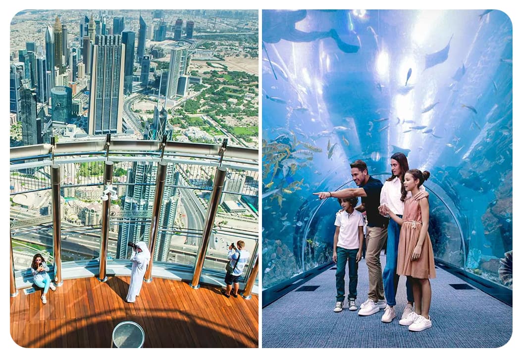 Get Burj Khalifa Dubai Aquarium Combo options 