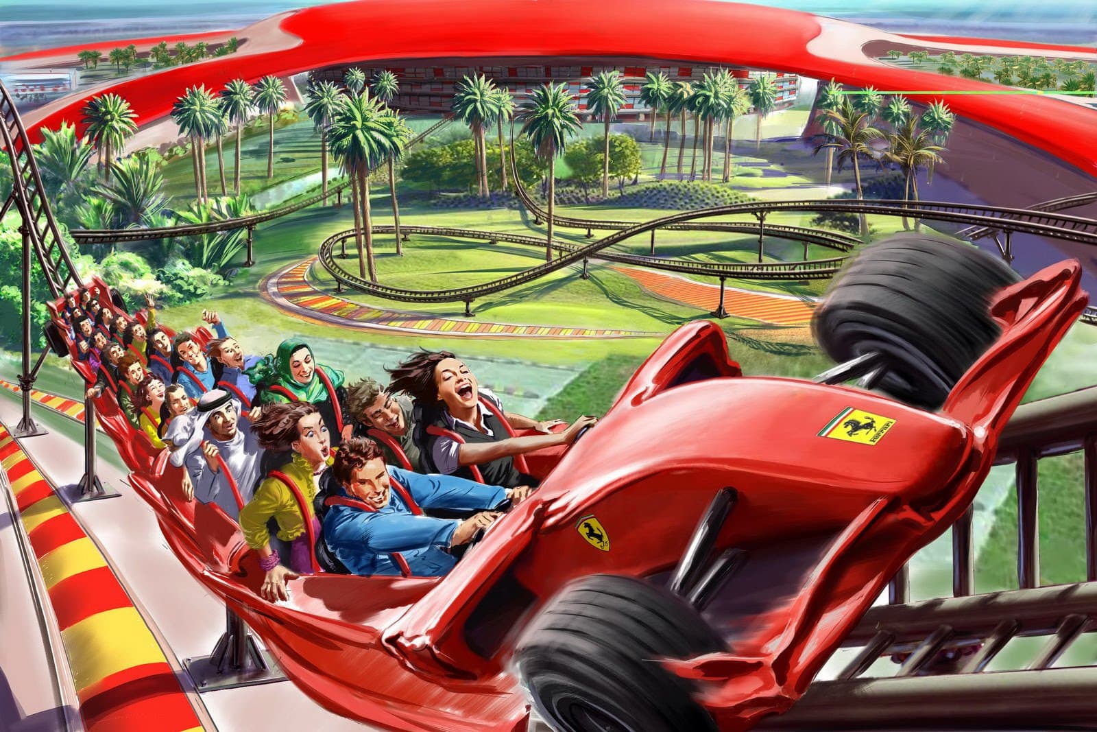 Ferrari® World Abu Dhabi Unlimited Rides with Meal Voucher - clicktoguide