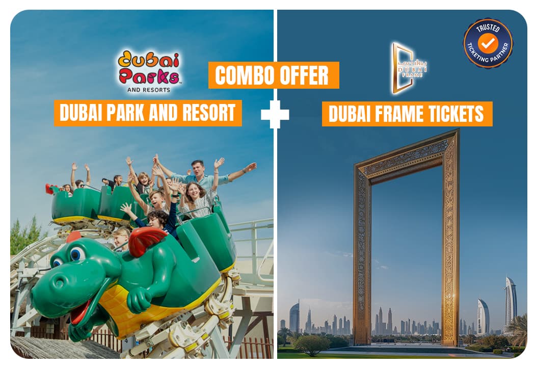 Any 1 Park At Dubai Parks & Resorts With Free Shuttle + Dubai Frame - clicktoguide