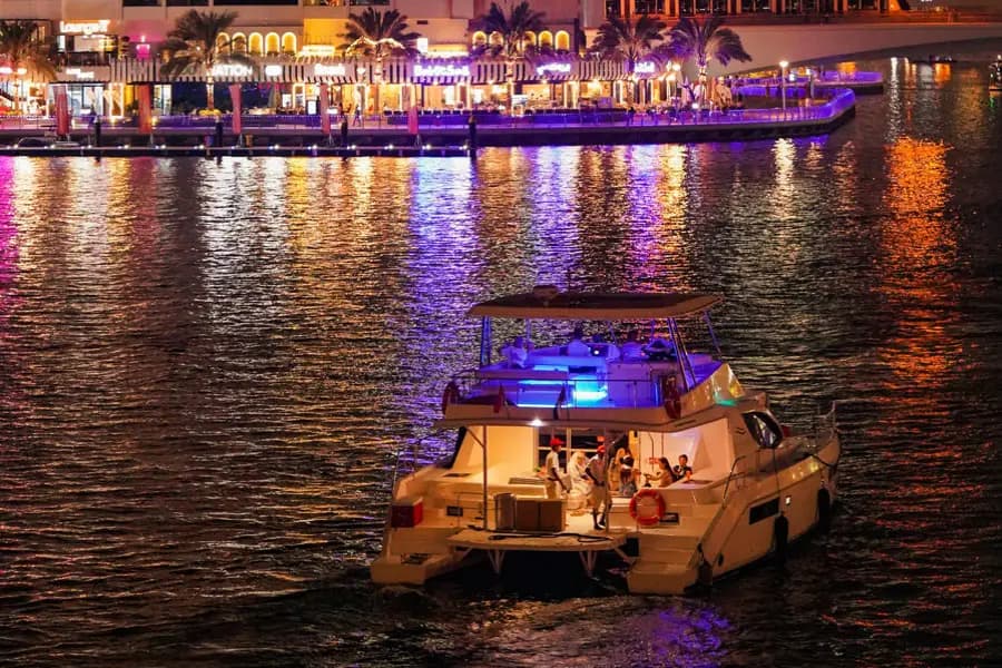 Marina Yacht Tour Night Tour