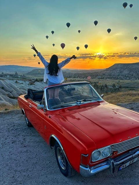 Sunset Classic Car Tour in Cappadocia
