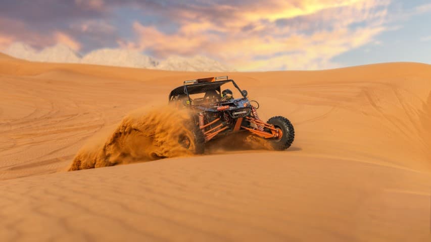 Mleiha Buggy ride experience in desert safari