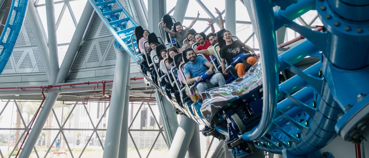 The Storm Coaster: Indoor Roller Coaster
