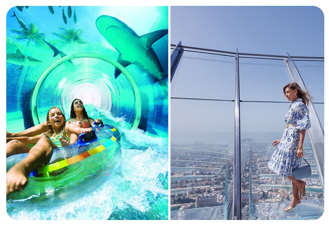 Atlantis Aquaventure Flexible Day Pass + The View at The Palm (Non-Prime Hours)