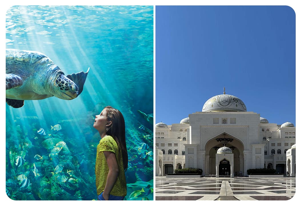 SeaWorld Abu Dhabi + Qasr Al Watan (General Admission) - clicktoguide