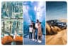 At The Top Burj Khalifa (124 Floor) Non-Prime Time + Desert Safari (Standard) + Dubai Aquarium and Underwater Zoo