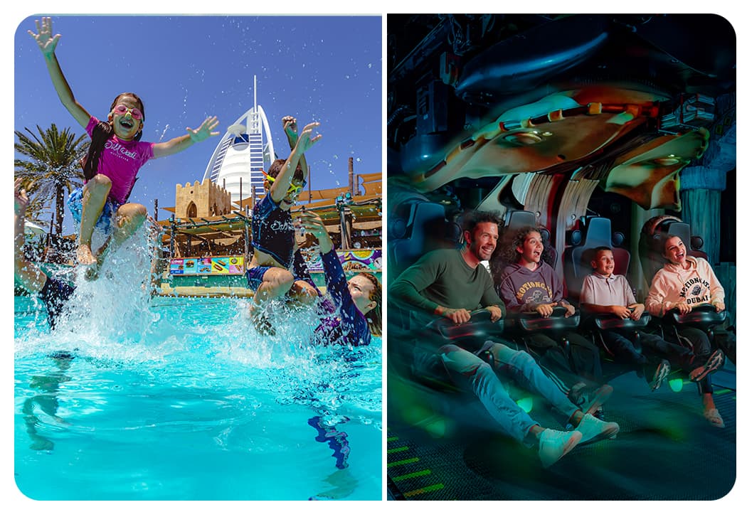 Wild Wadi Waterpark + MOTIONGATE™ Park With Free Shuttle - clicktoguide
