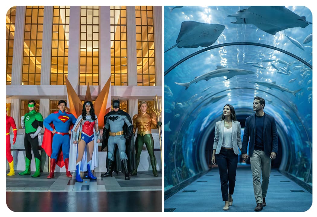 Warner Bros Abu Dhabi + The National Aquarium Abu Dhabi (General Admission) - clicktoguide