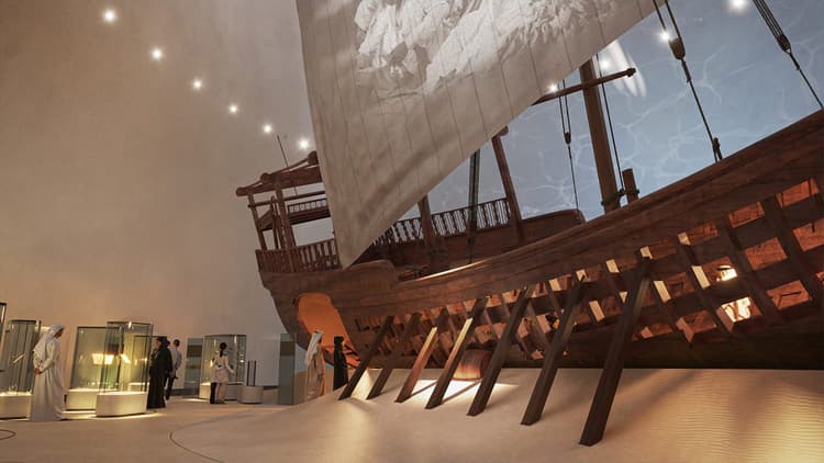 Zayed National Museum Abu Dhabi, showcasing artifacts from various ancient civilizations.