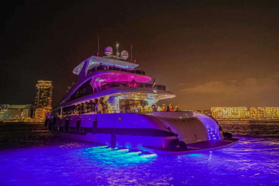 Superyacht Experience - Night Cruise At Dubai Marina 