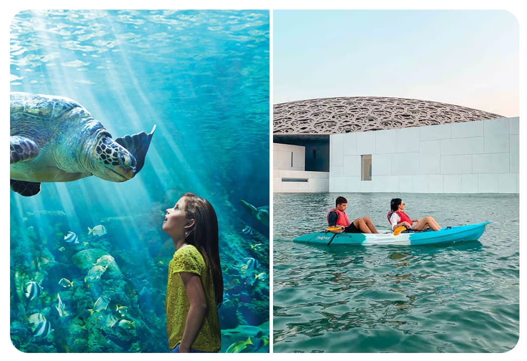 SeaWorld Abu Dhabi + Louvre Abu Dhabi  - clicktoguide
