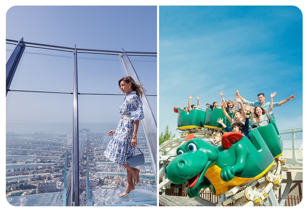 The Palm View (Non-Prime) + Dubai Parks & Resorts (One Park Pass) With Free Shuttle - clicktoguide
