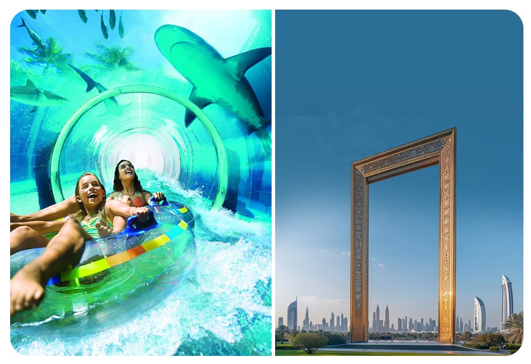 Atlantis Aquaventure Flexible Day Pass + Dubai Frame (General Admission) - clicktoguide