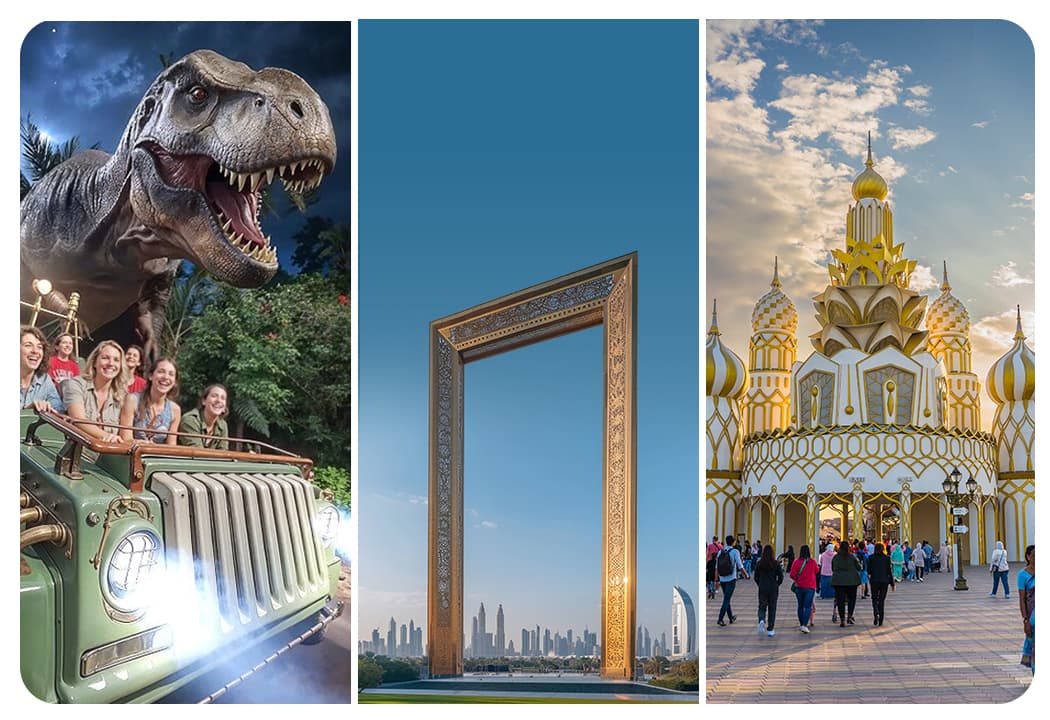 IMG Worlds of Adventure + Free Global Village (Any Day) + Dubai Frame (General Admission) - clicktoguide