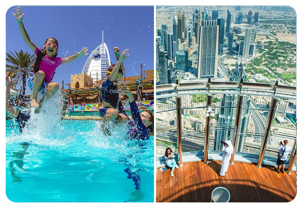 Wild Wadi Waterpark + At The Top Burj Khalifa - clicktoguide