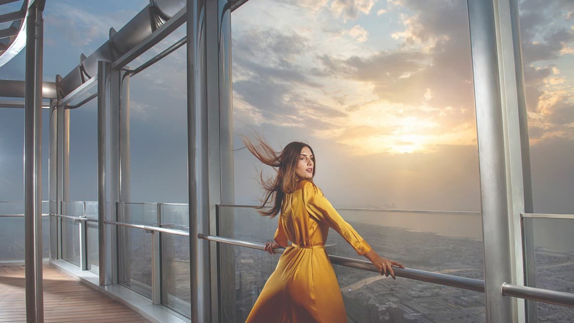 Burj Khalifa 124 Floor Sunrise Views 