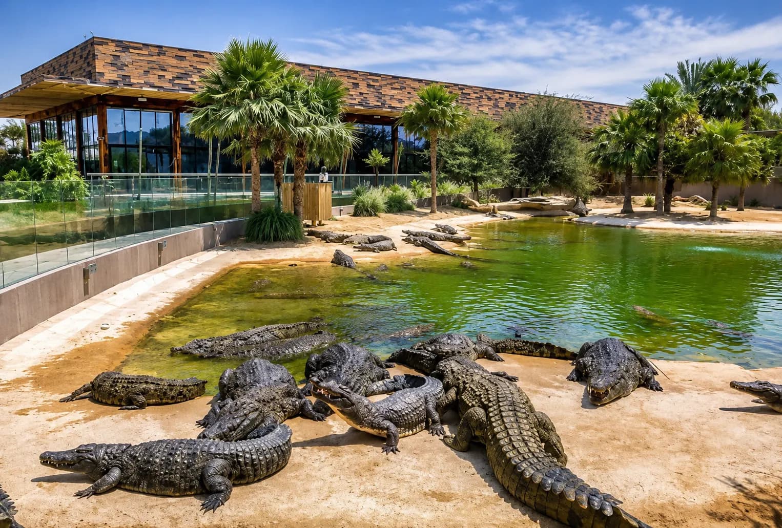 Dubai Crocodile Park + The View at The Palm (Non-Prime Hours) - clicktoguide