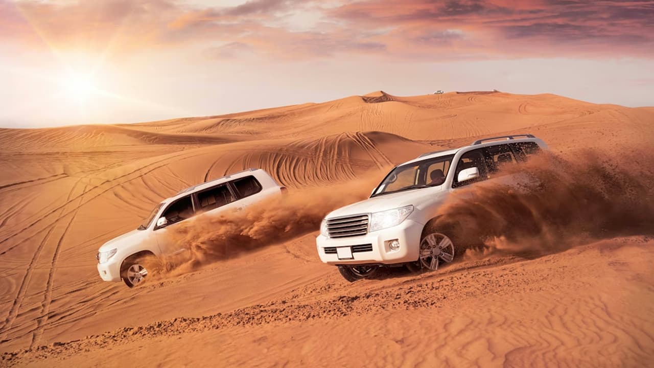 Dubai Desert Safari + 1 Hour Quad Safari with Dinner