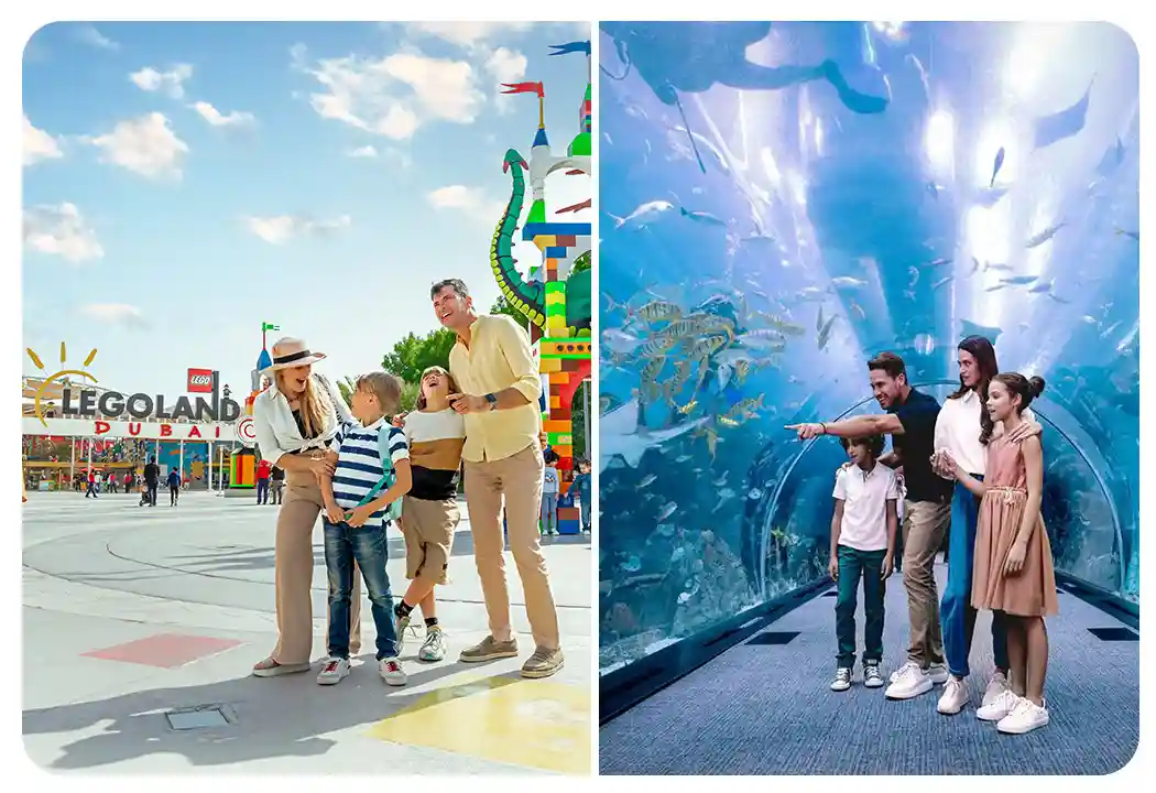 LEGOLAND® Park + Dubai Aquarium and Underwater Zoo