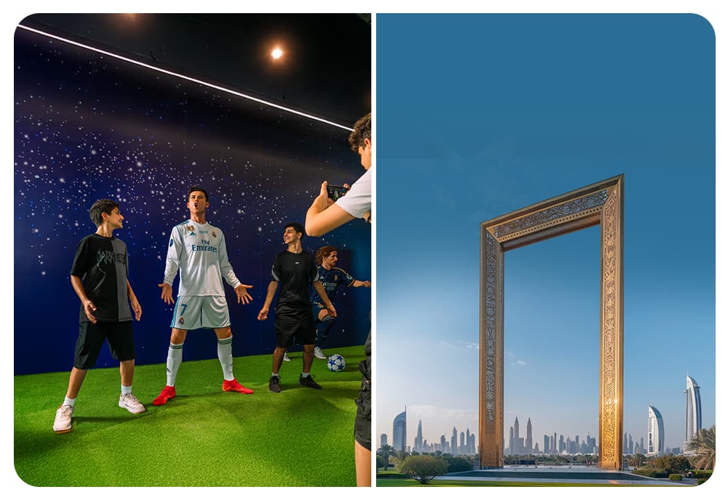 Real Madrid World Park + Dubai Frame (General Admission) - clicktoguide