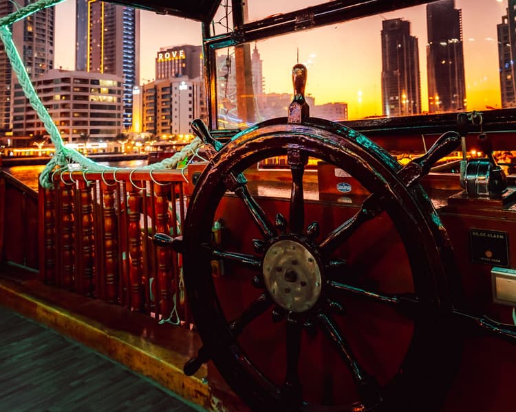 Outside view from Al Mansour Inside Dinner Cruise