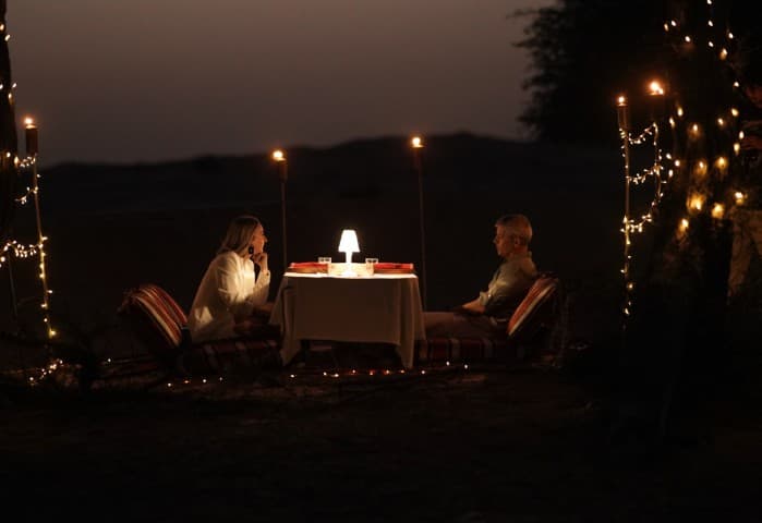 Mleiha Buggy with Private Dinner - Romantic Dinner