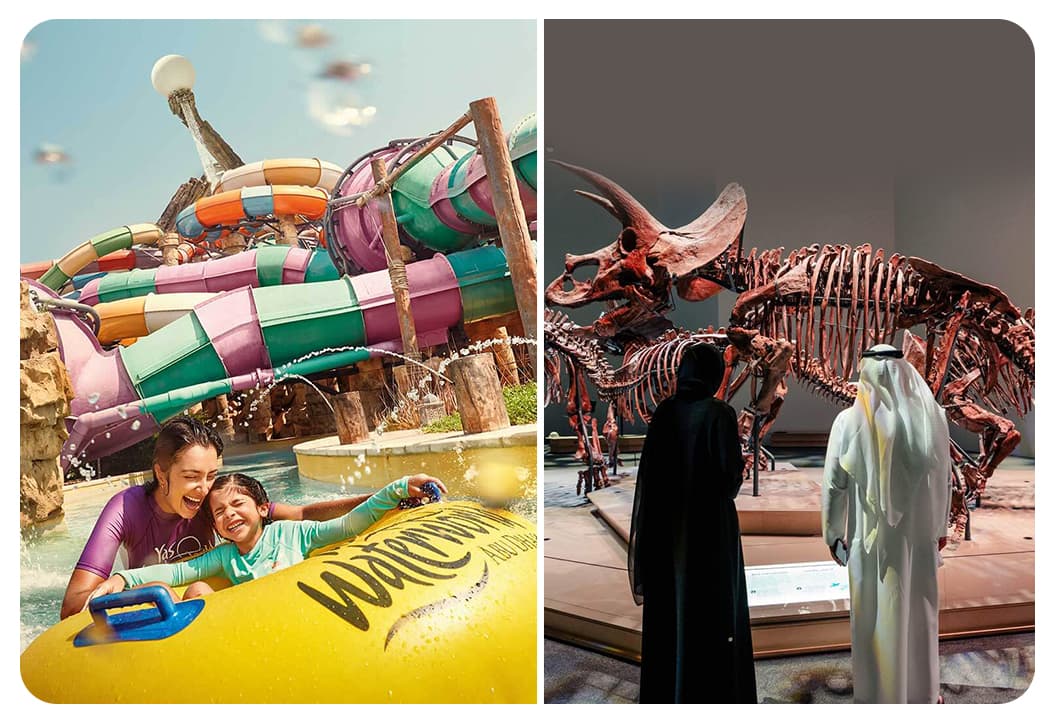 Yas Water World + Natural History Museum Abu Dhabi
