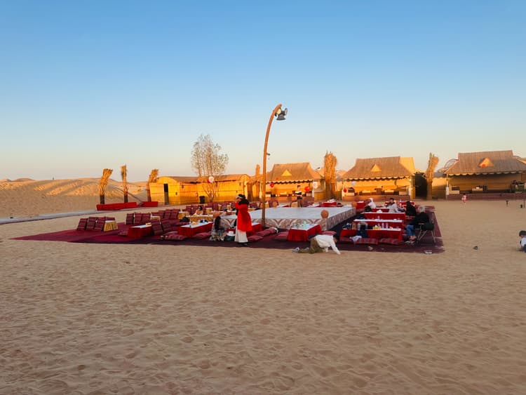 Private desert Safari - Seating