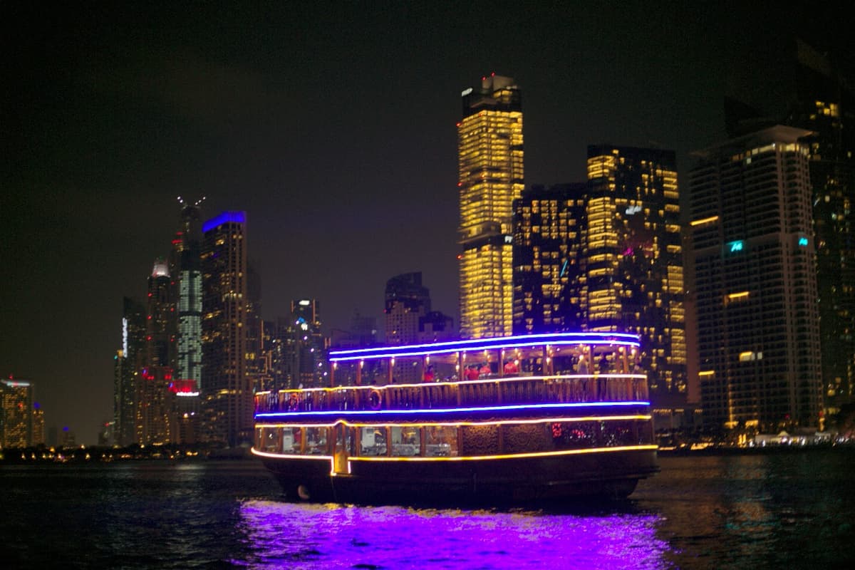 Dhow Cruise in Dubai Marina Night Sail