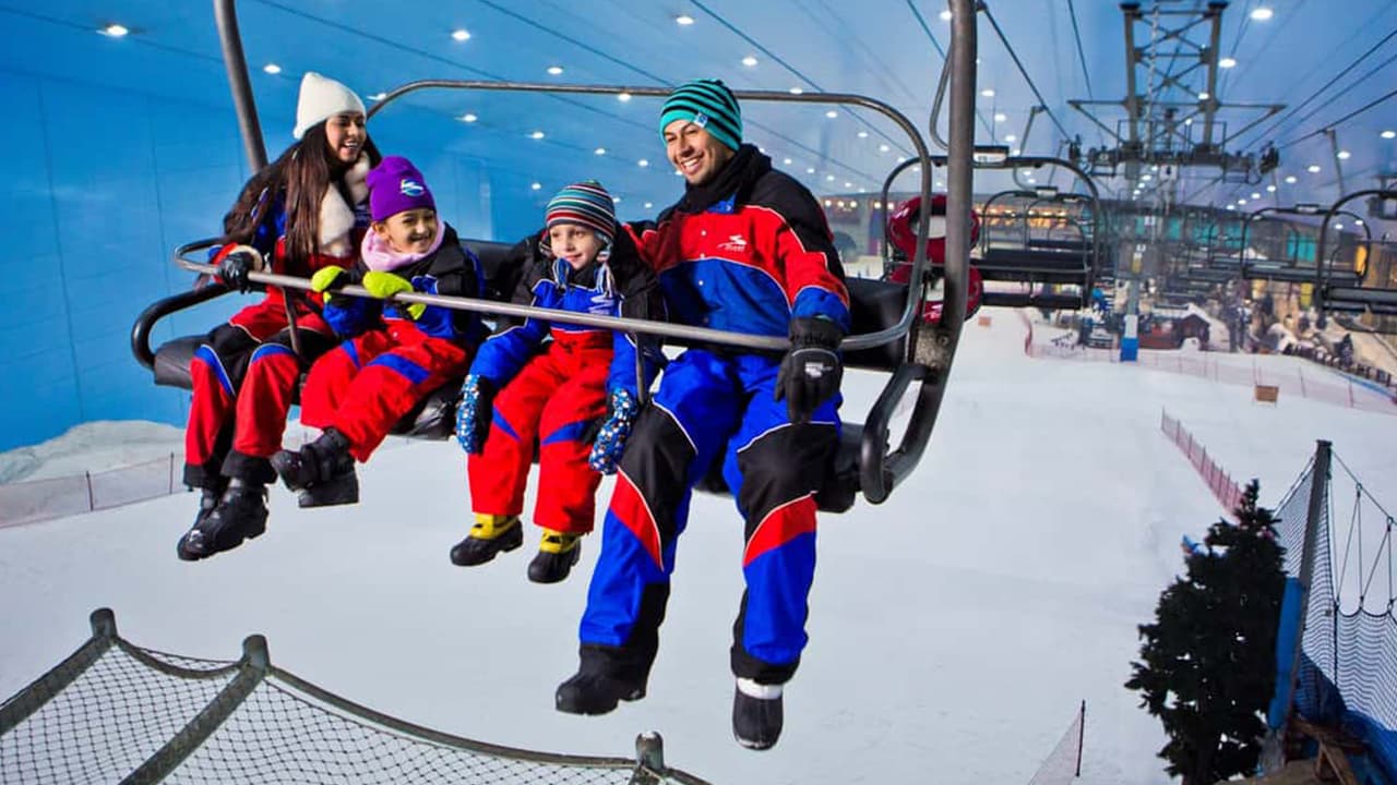 At The Top Burj Khalifa (124 Floor) Non-Prime Time + Ski Dubai Snow Fun - clicktoguide