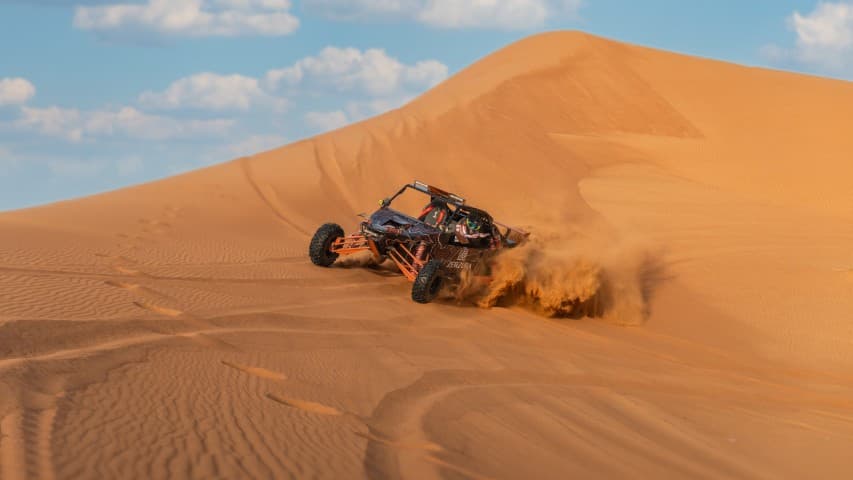 Mleiha Buggy ride experience in desert safari