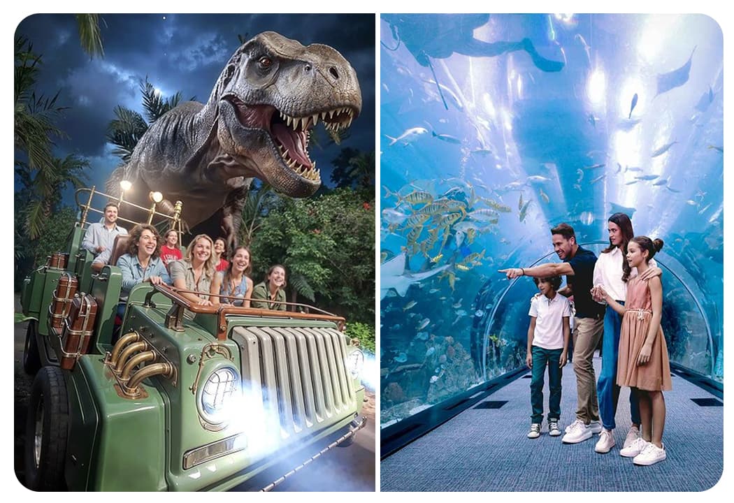 IMG Worlds of Adventure + Dubai Aquarium Underwater Zoo (Silver Pass) - clicktoguide