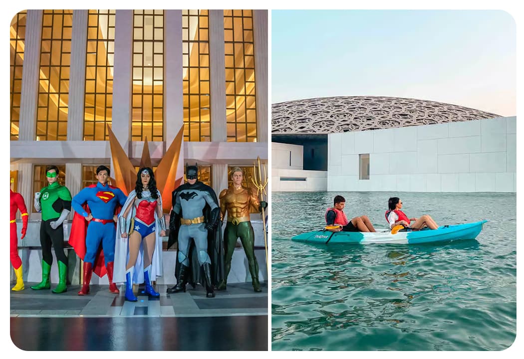 Warner Bros Abu Dhabi + Louvre Abu Dhabi  - clicktoguide
