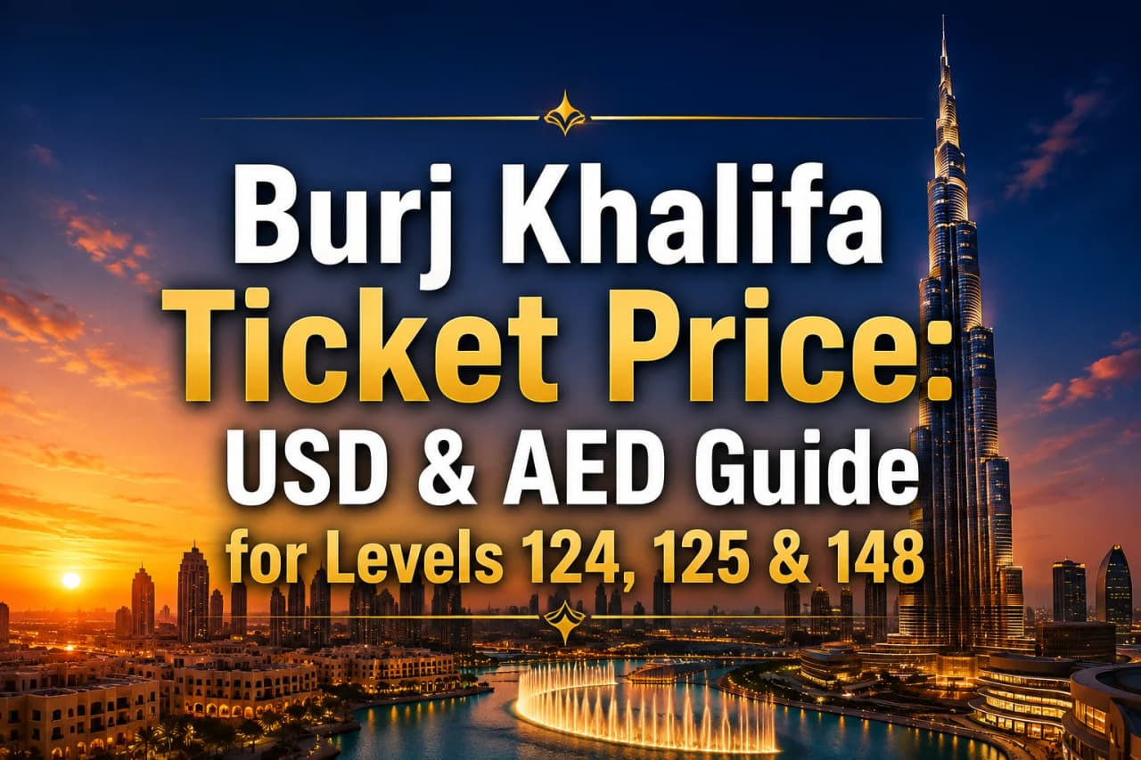 Burj Khalifa Ticket Price: USD & AED Guide for Levels 124, 125 & 148