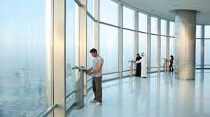 Burj Khalifa 124 Floor Observation Deck View