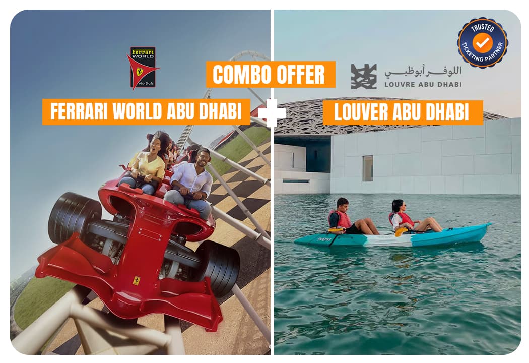 Ferrari World Abu Dhabi Tickets + Louvre Abu Dhabi - clicktoguide