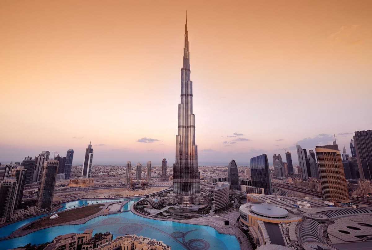 Outside view of Burj Khalifa