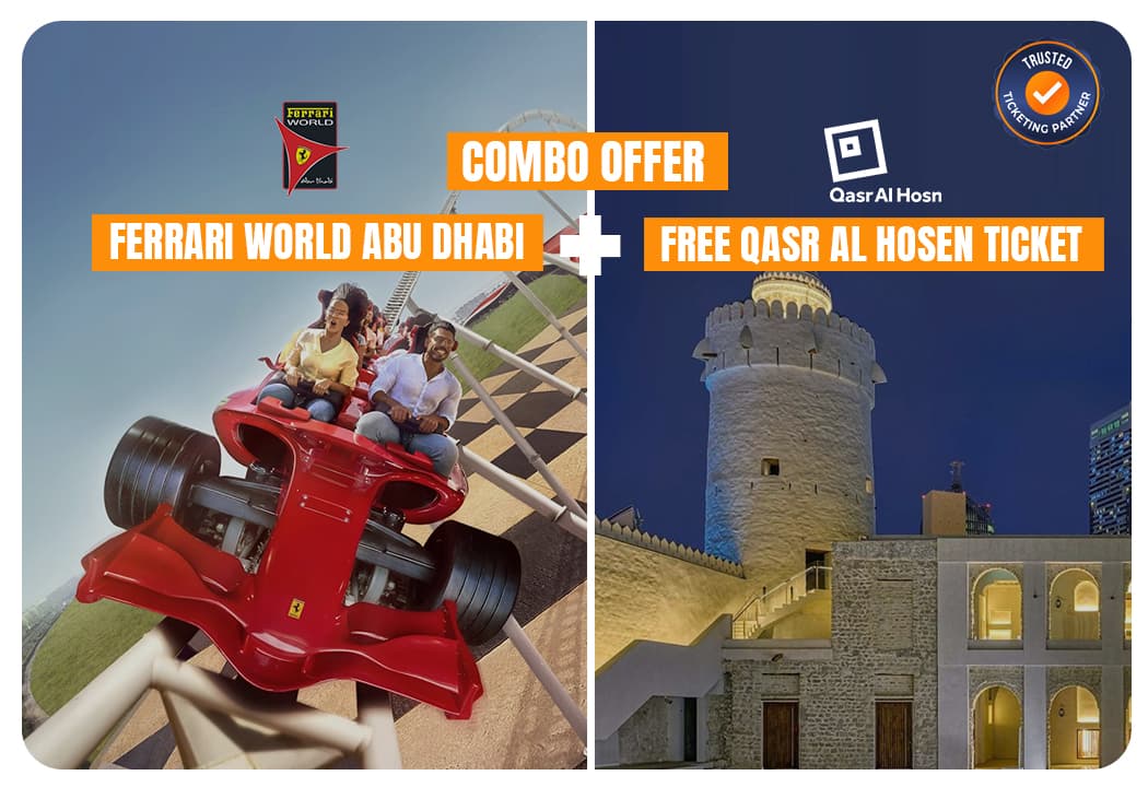 Ferrari World Abu Dhabi + Free Qasr Al Hosn - clicktoguide